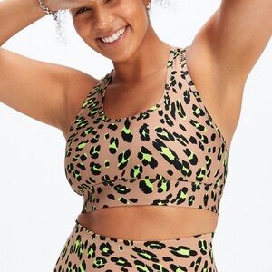 Leopard Print Sports Bra